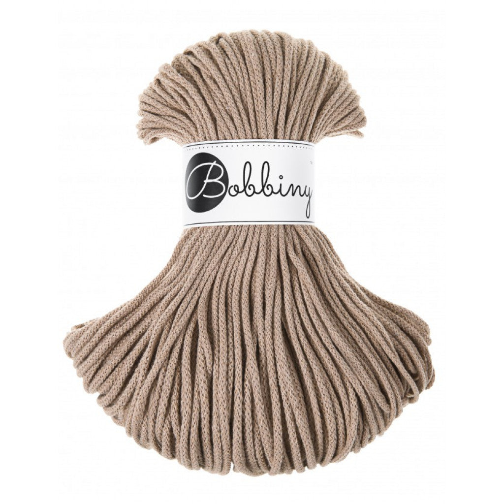 Bobbiny Braided Cord 3mm 100m - Sand