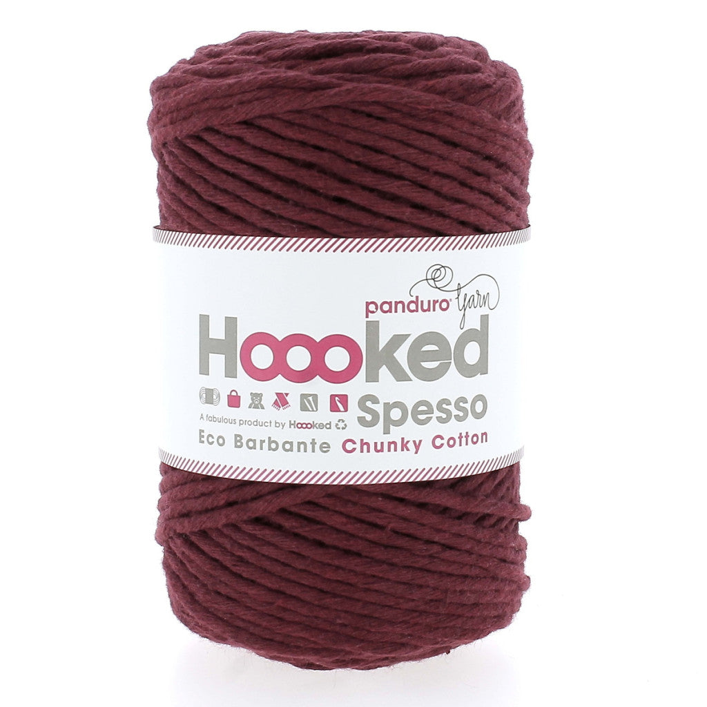 Hoooked Chunky Cotton Garn, 500g - Vinrød