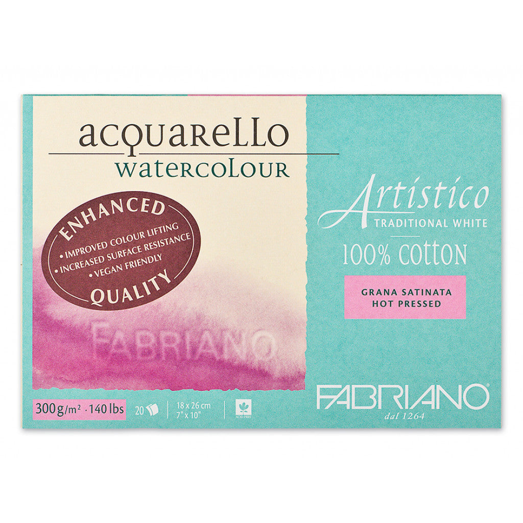 Blokk Fabriano Artistico EQ Traditional, 300g S HP - 18x26cm 20ark