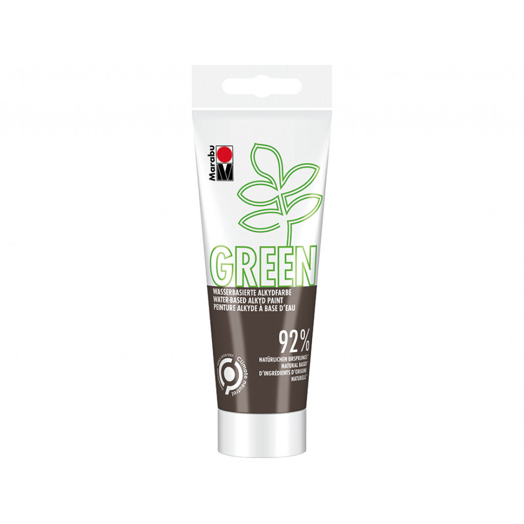 Vegansk Maling, Marabu Green Alkydmaling 100ml - 161 Cocoa