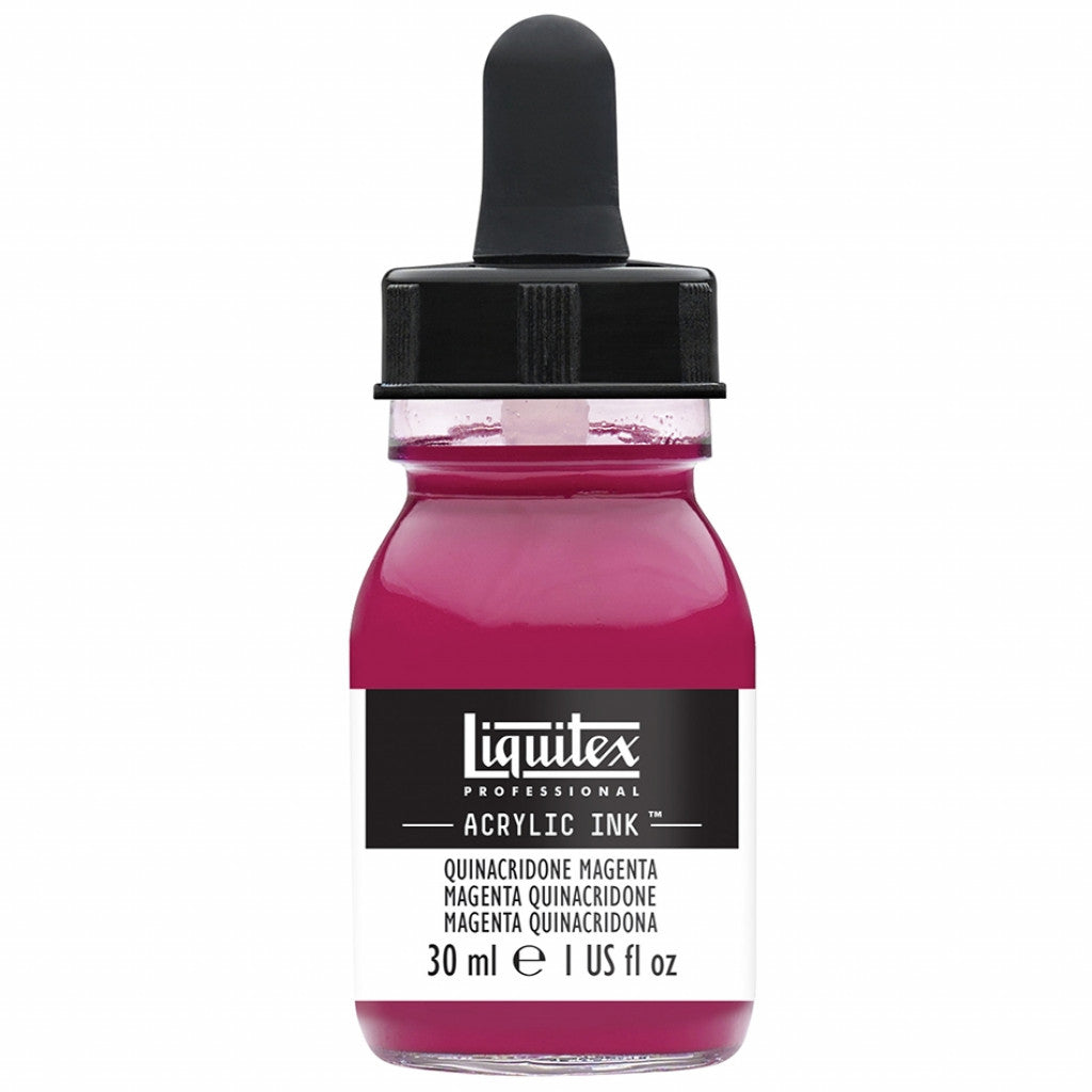 Liquitex Artists Acrylic Ink, 30 ml - 114 Quinacridone Magenta