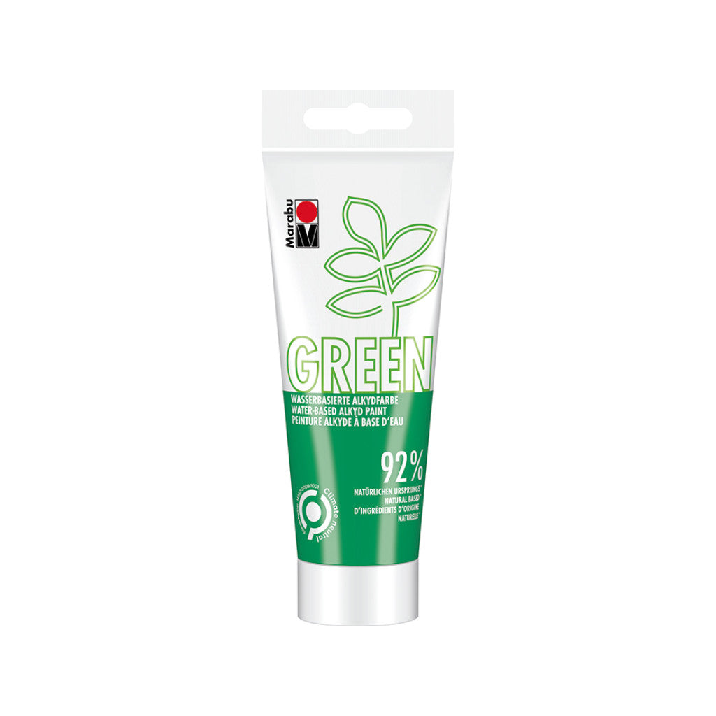 Vegansk Maling, Marabu Green Alkydmaling 100ml - 062 Light green