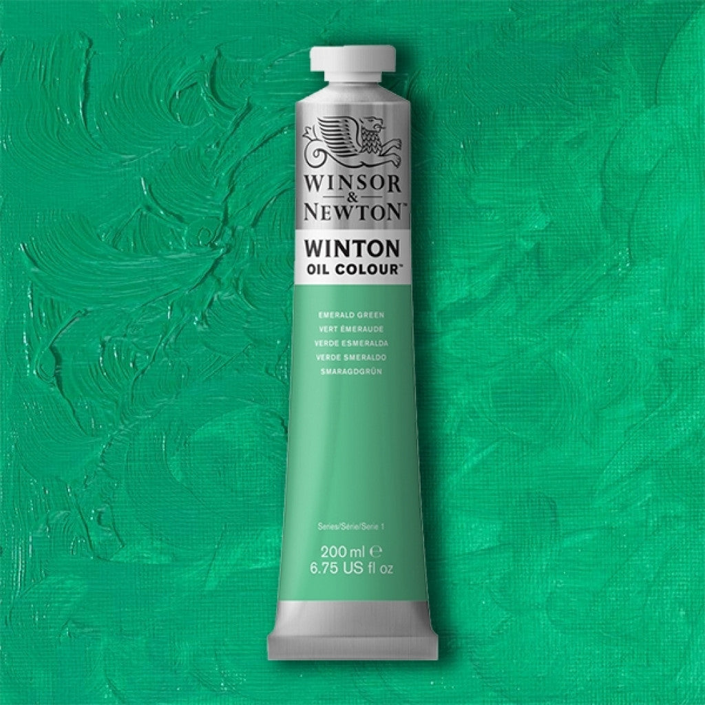 W&N - Winton Oil 200ml - 241 Emerald Green