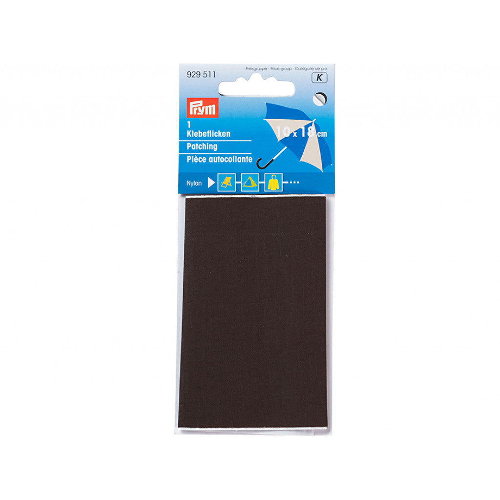 Prym Reparasjonslapp Nylon selvklebende 6,5x14cm - Brun