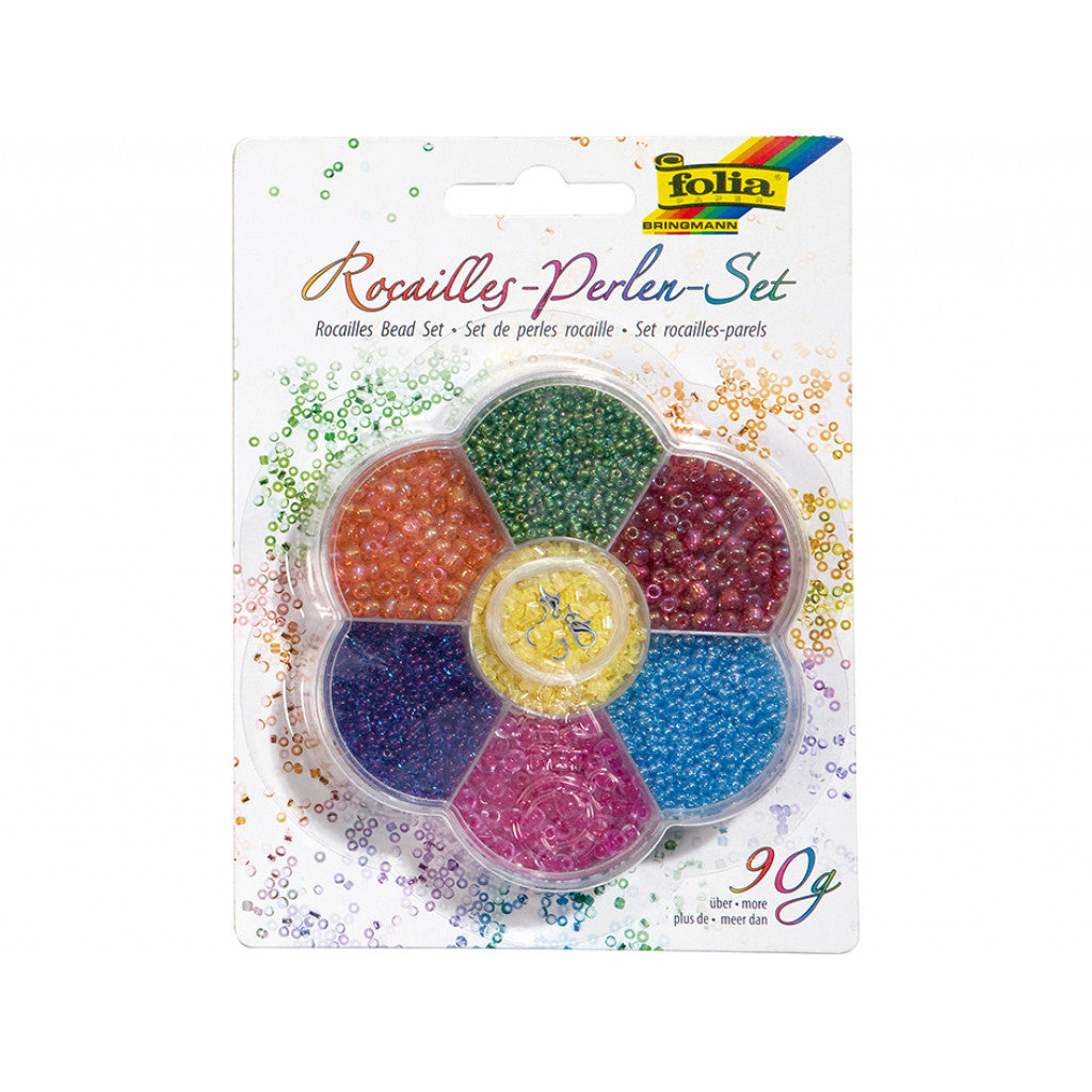 Folia Rocailles Perlesett 90g - Mix