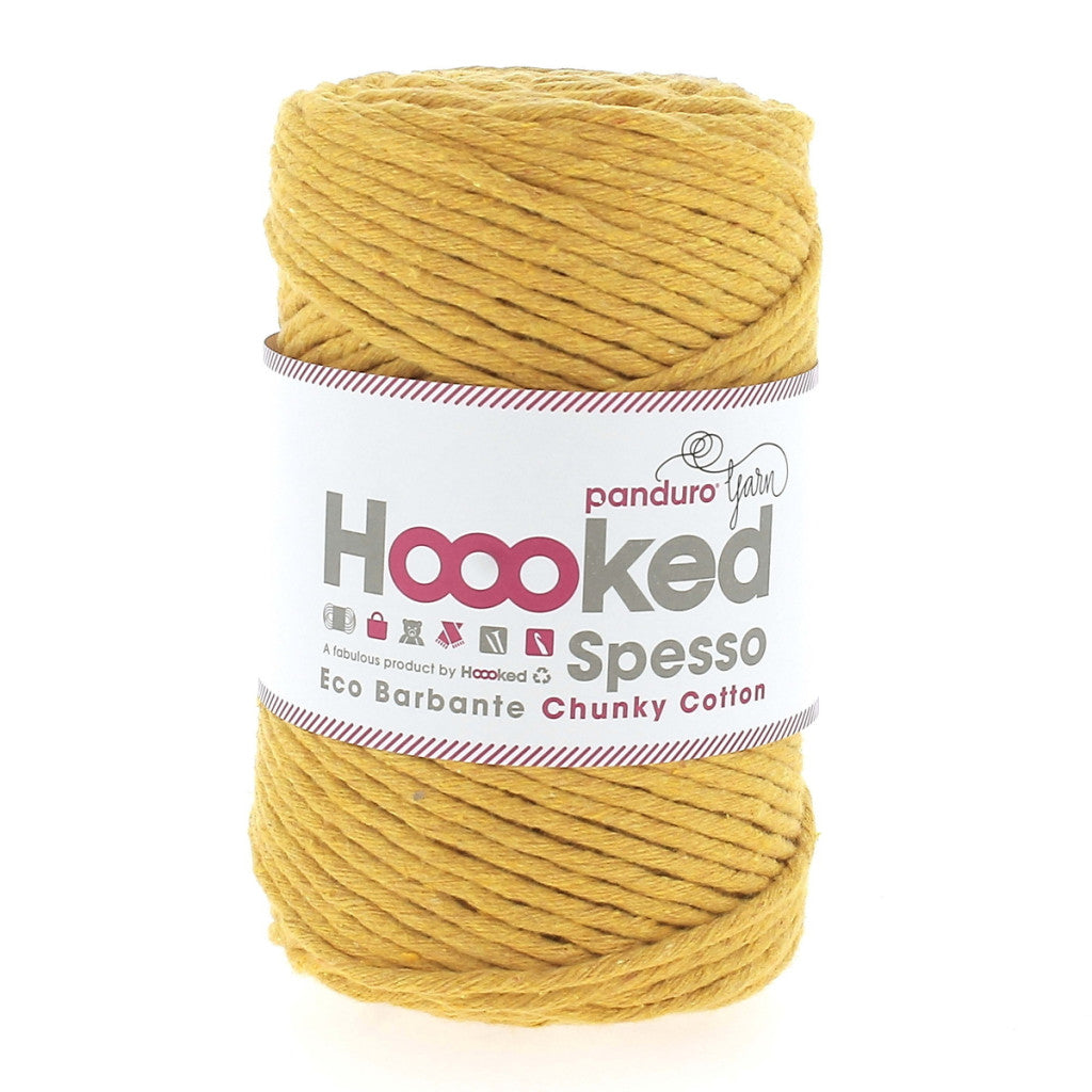 Hoooked Chunky Cotton Garn, 500g - Curry