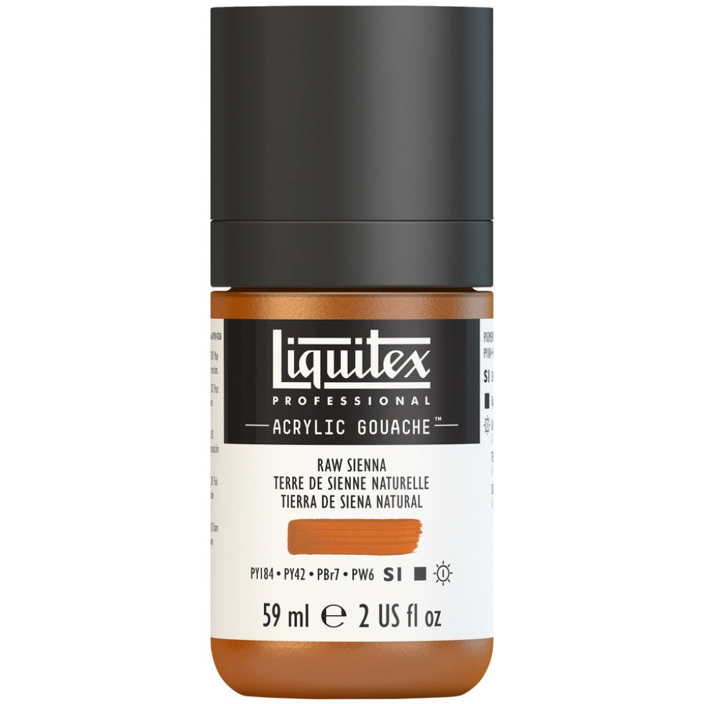 Liquitex Acrylic Gouache (matt) 59ml - 330 Raw Sienna S1