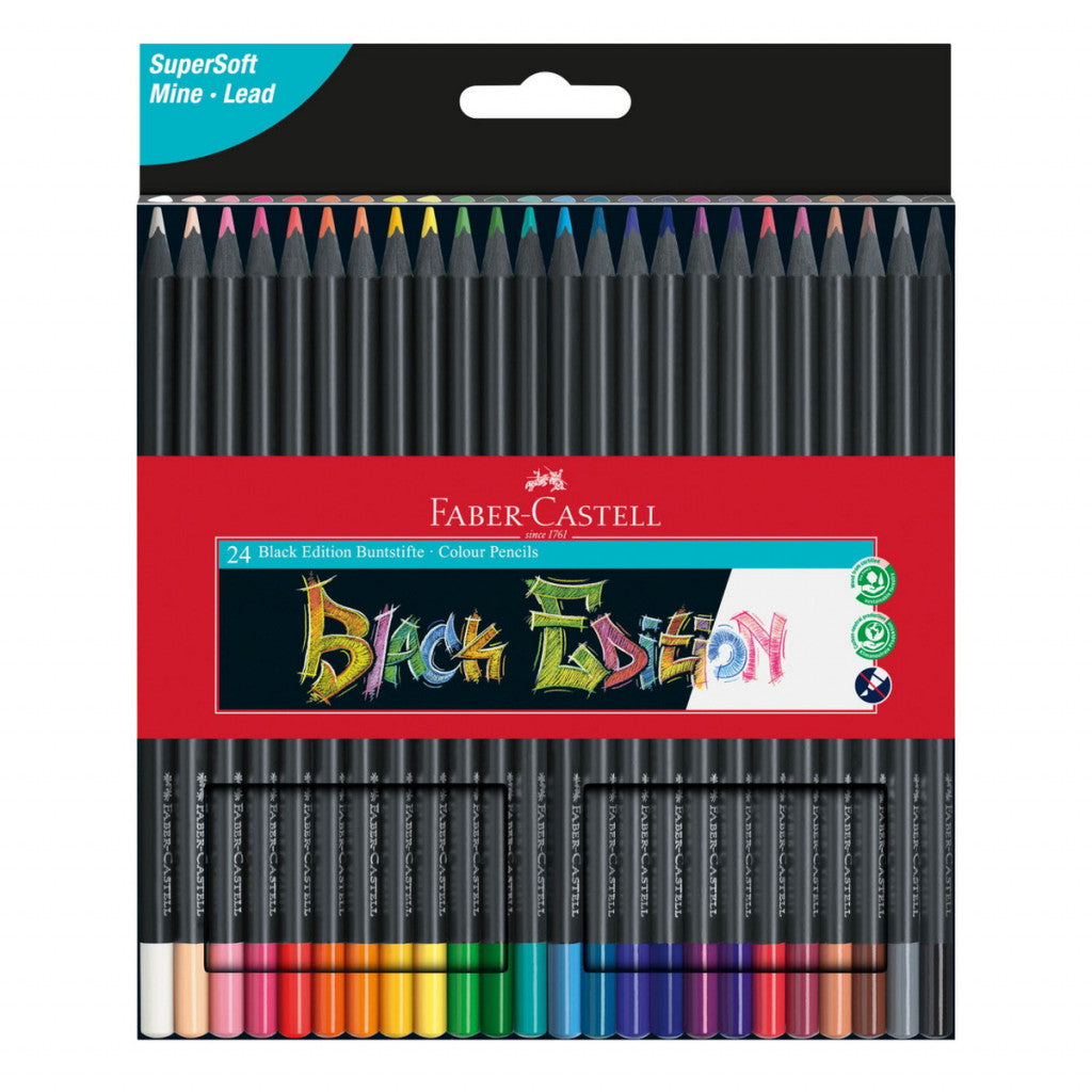 Faber Castell, Black Edition - 24stk