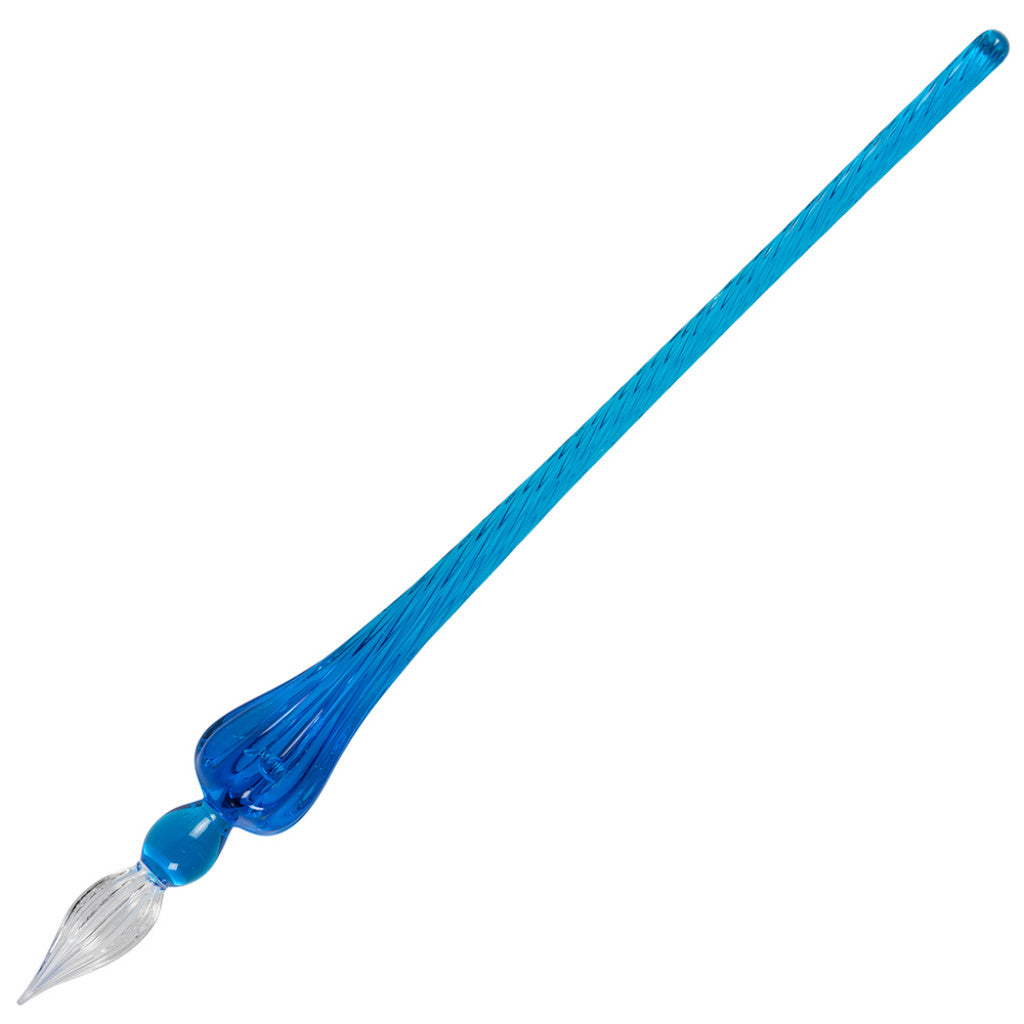 Herbin Glasspenn 18cm - Rund - Blå