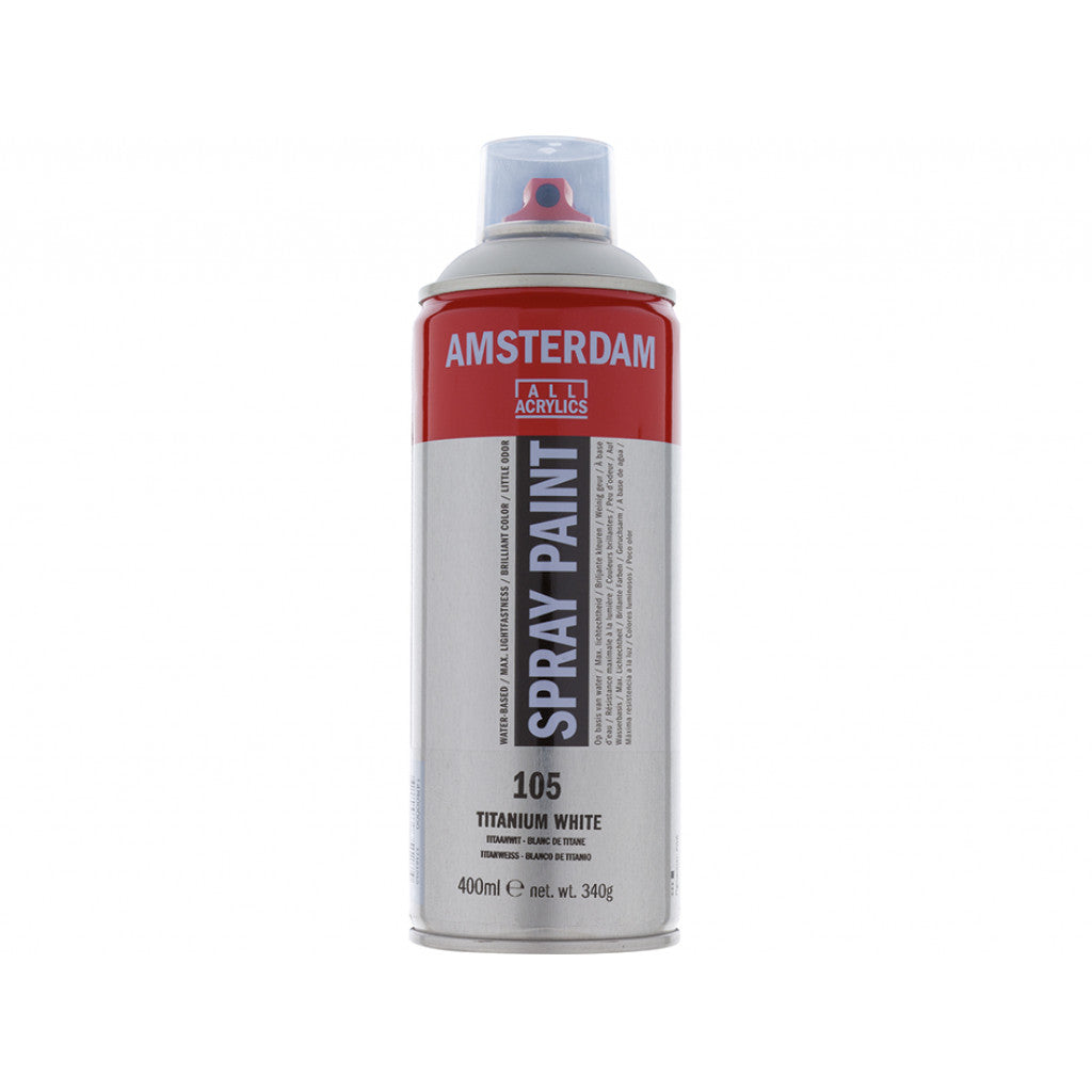 Amsterdam Spray 400ml - 105 Titanium white
