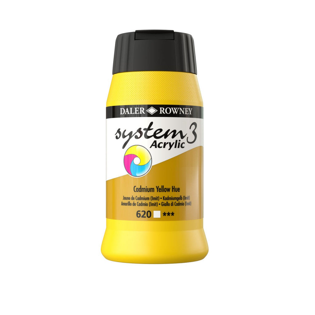Daler Rowney - System3 500ml - 620 Cadmium Yellow Hue