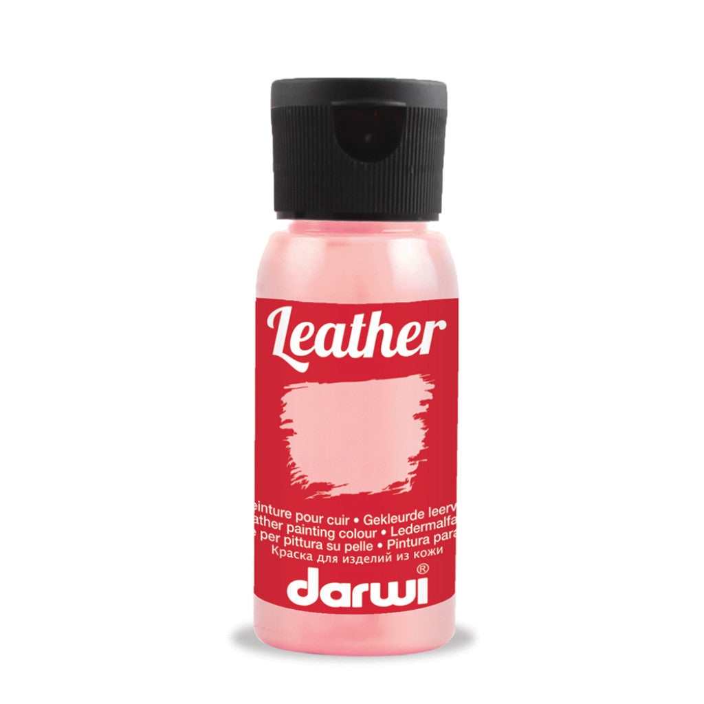 Darwi Leather Lærmaling - 50ml - 425 Beige Rose