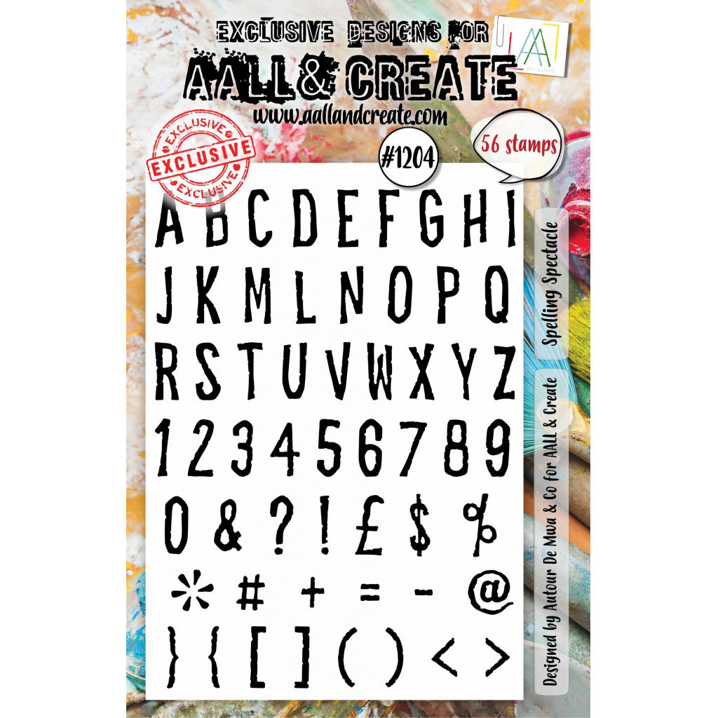 AALL A5 Clear Stamp Set - Spelling Spectacle