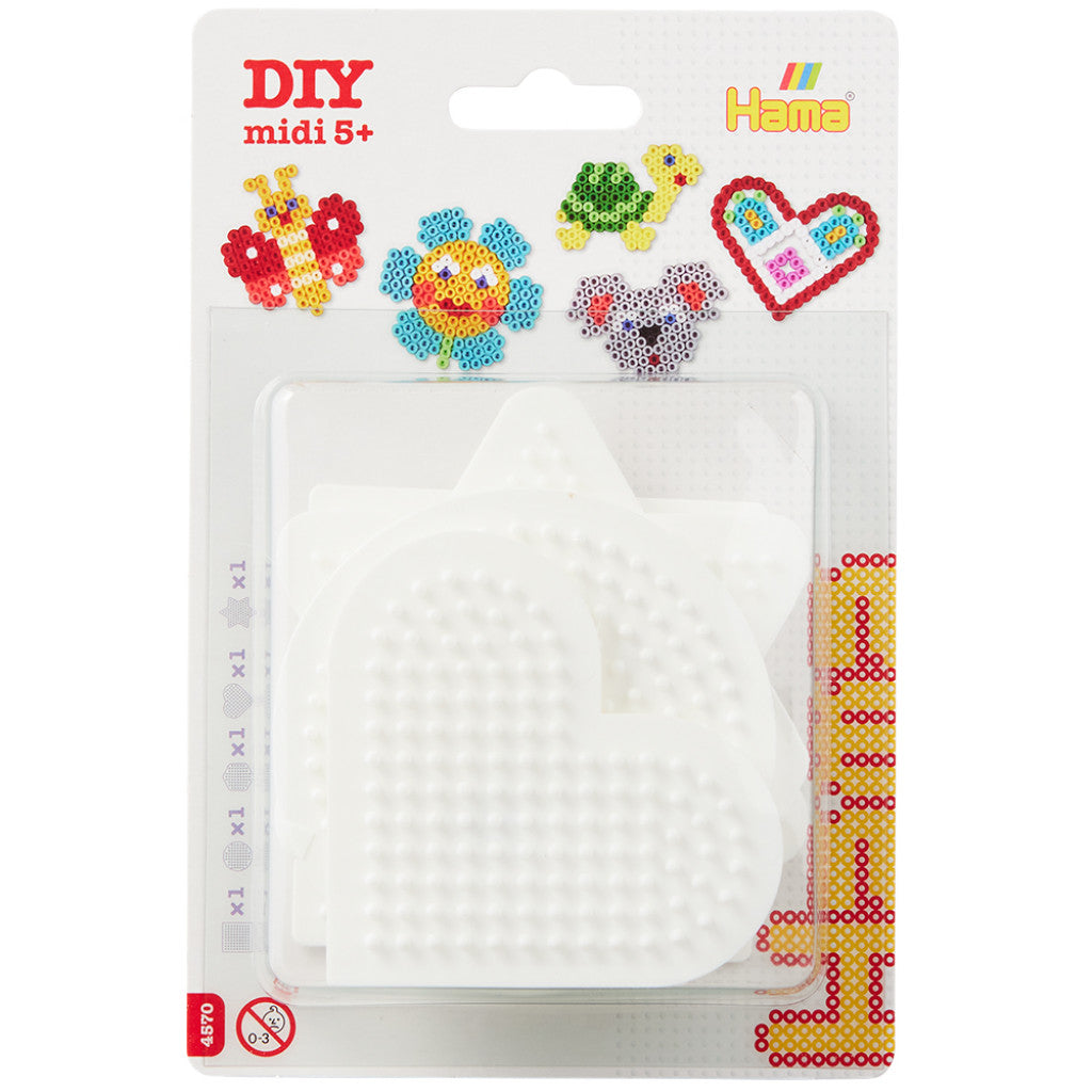 Hama Midi Piggplater - Blister - 5ass.
