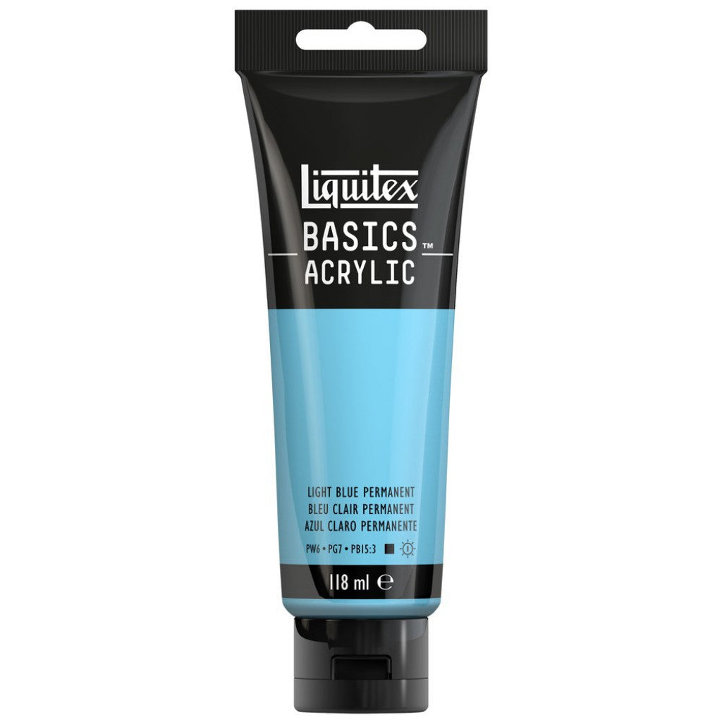 Liquitex Basics Acrylic 118ml - 770 Blue Light Permanent S1