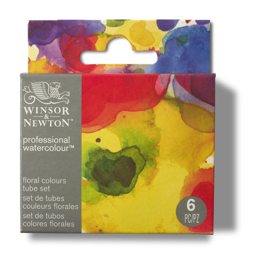 Winsor & Newton Professional Watercolor - Floral Sett, 6x5ml