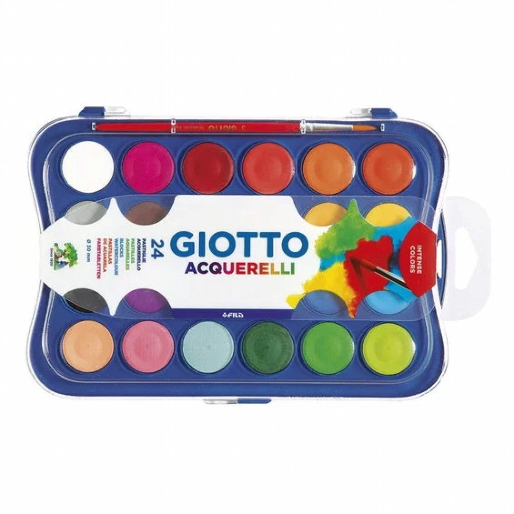 Vannmaling Giotto Acquerelli - 24 farger