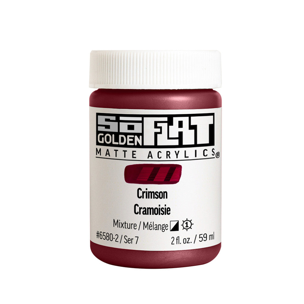 Golden SoFlat Acrylics 59ml - Crimson