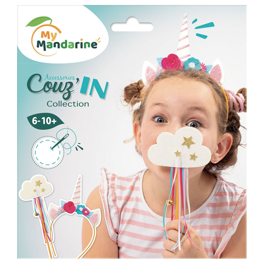 My Mandarine Mini Couzin Hårbøyle og tryllestav - Unicorn