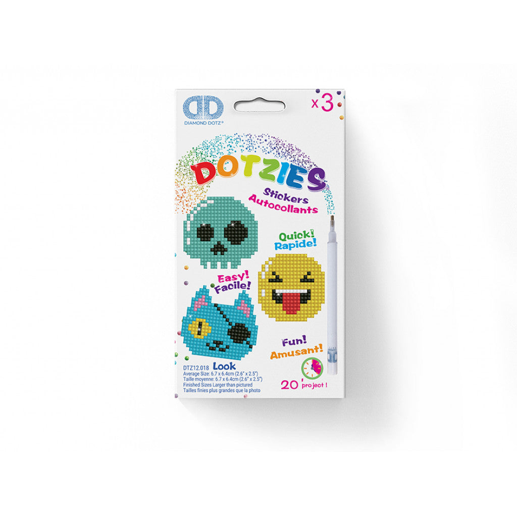 Diamond Dotz Dotzies - Klistremerke - Look