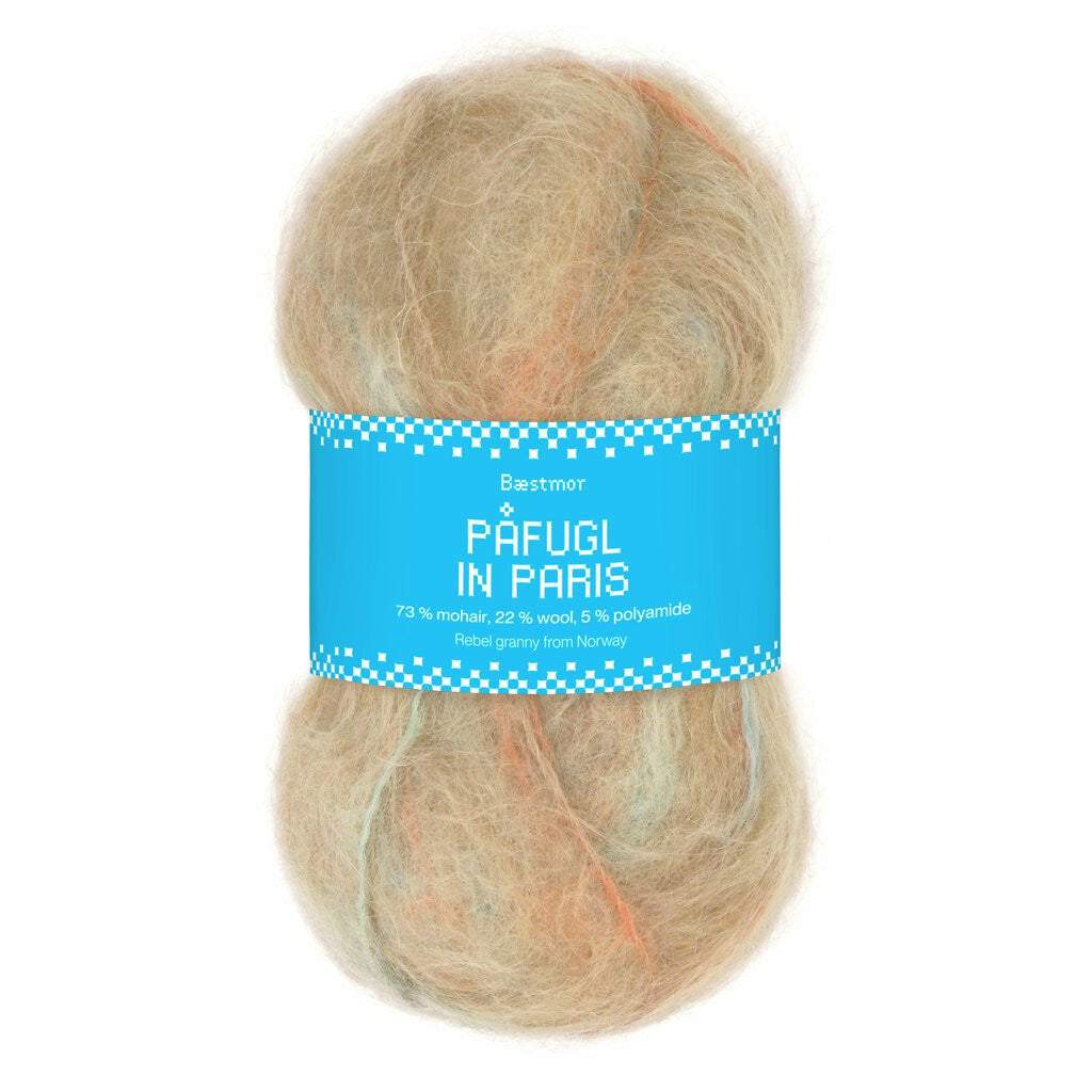 Påfugl in Paris - 7961 Grey Apricot Mix - Utgår