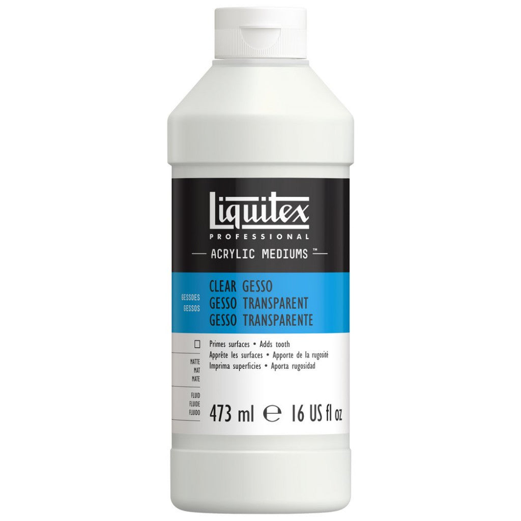 Liquitex Gesso, Clear - 473ml