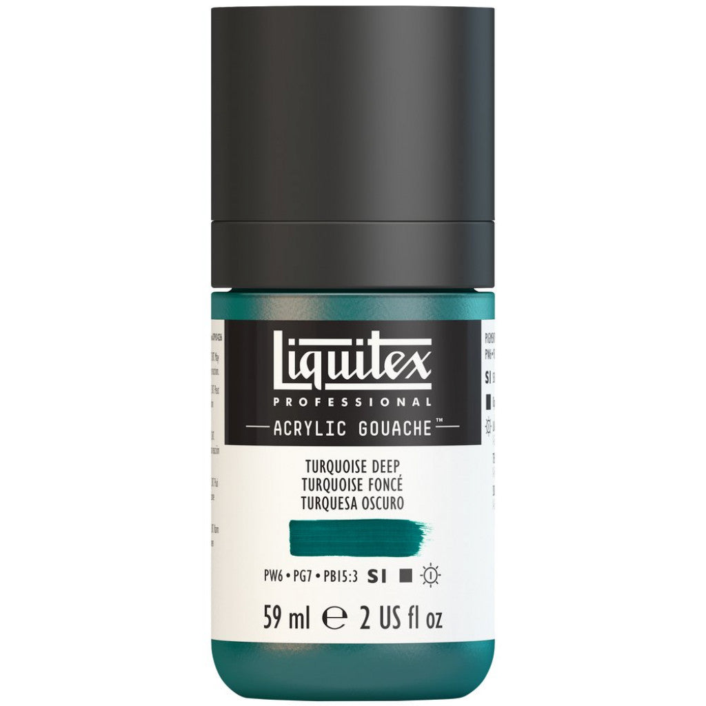 Liquitex Acrylic Gouache (matt) 59ml - 561 Turquoise Deep S1