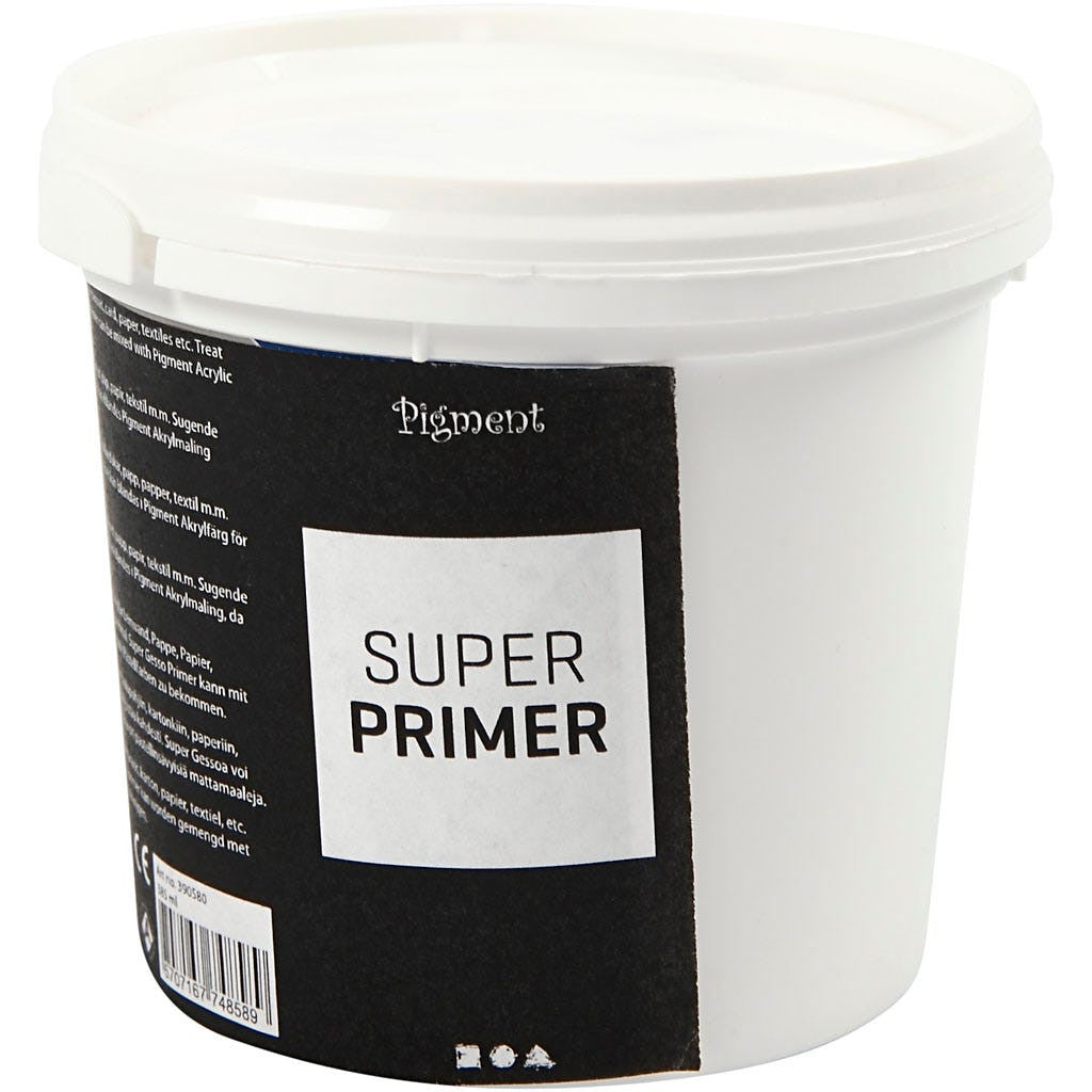 Super Primer, Hvit - 385 ml (Gesso)