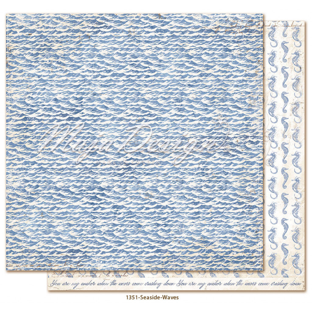Maja Design Mønsterpapir - Seaside - Waves