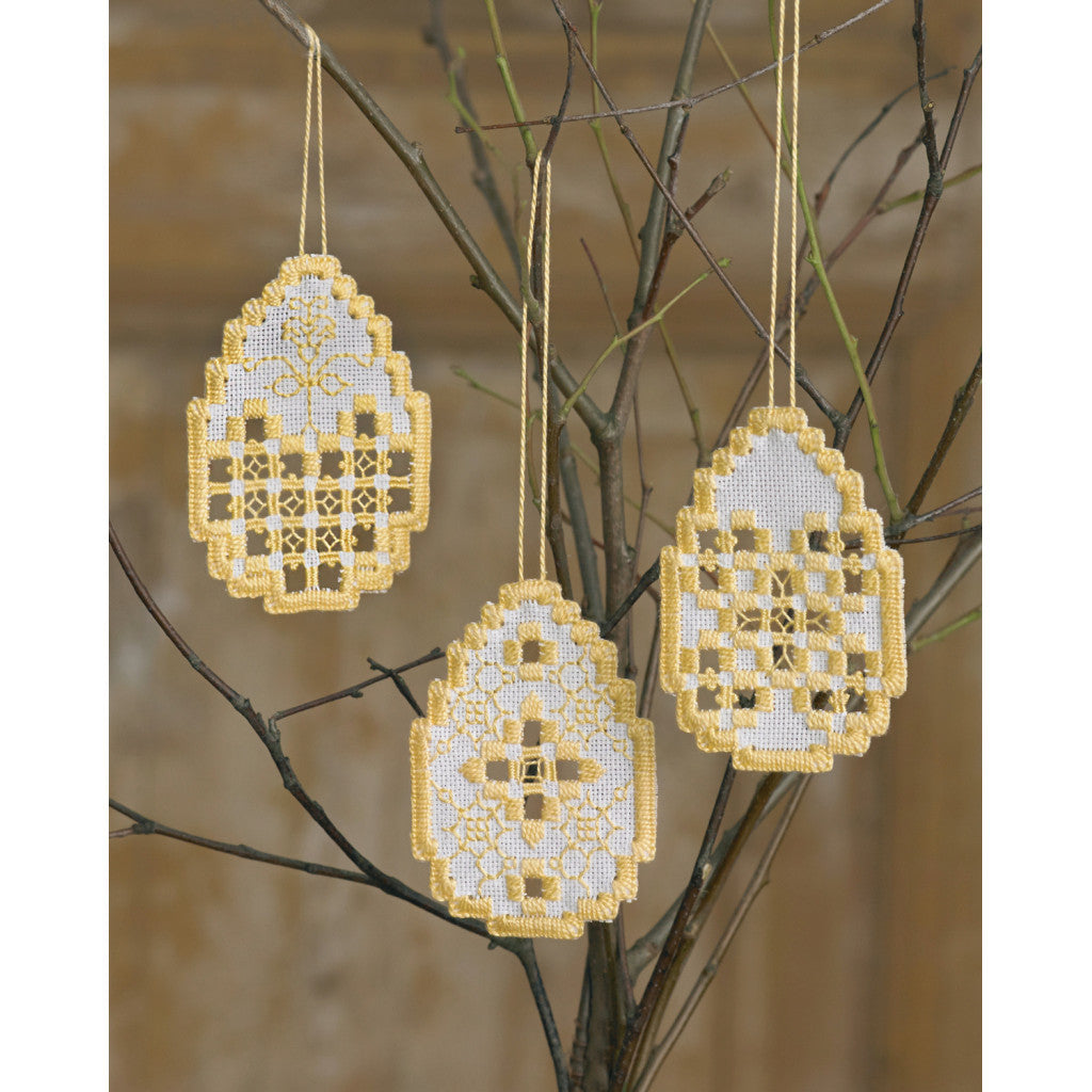 Påske hardanger 3pk 6x8,5cm