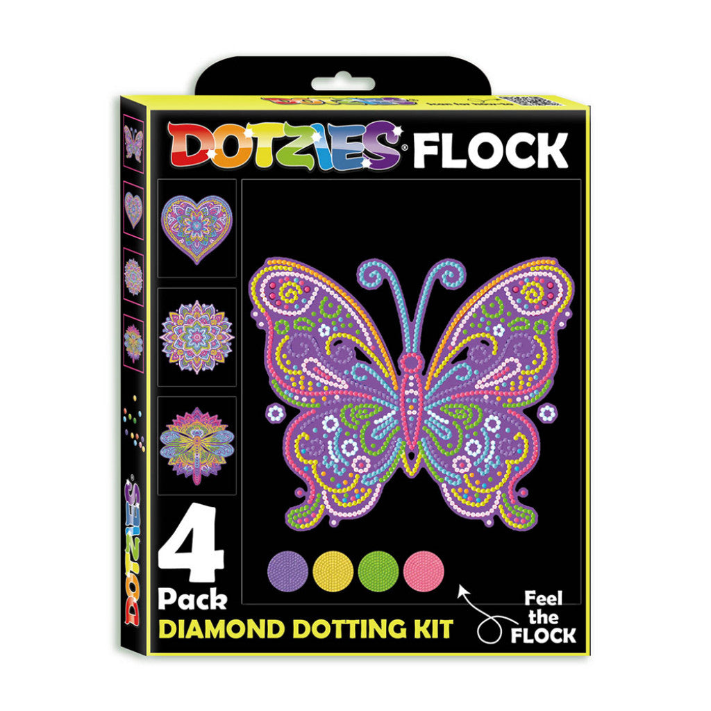 Diamond Dotz Dotzies - Flock - Neon Mandalas