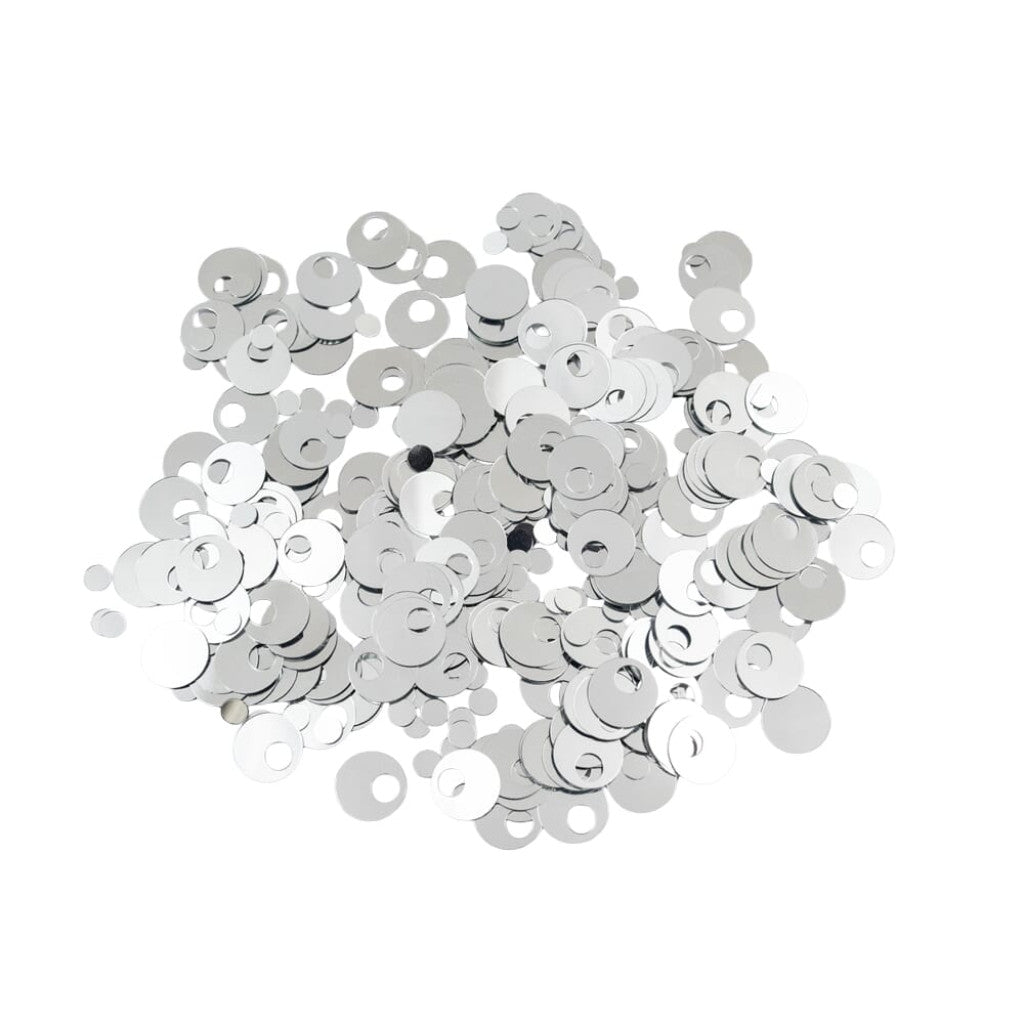 Paljett 10mm Sølv 7995