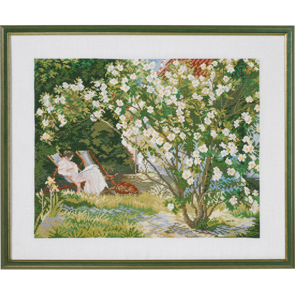 Eva Rosenstand Broderikit - Rosenbusk 49x40 cm