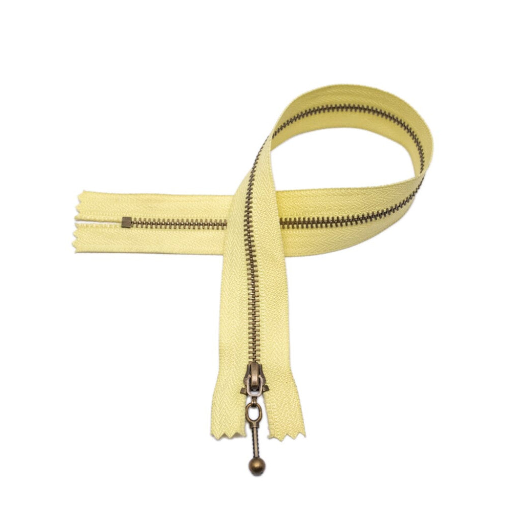 Glidelås 18cm 5mm Gul 5115