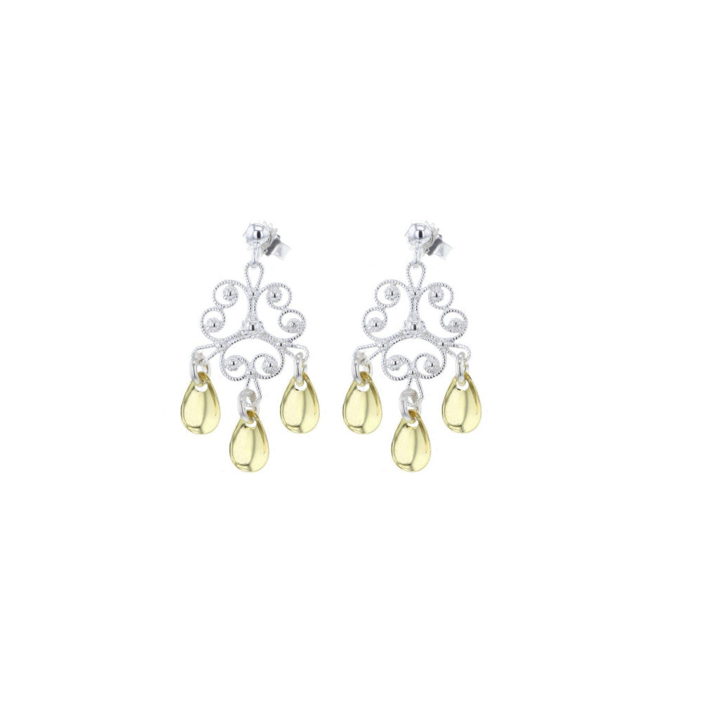 Øredobber, Store nyreheng - Sølv/Gull