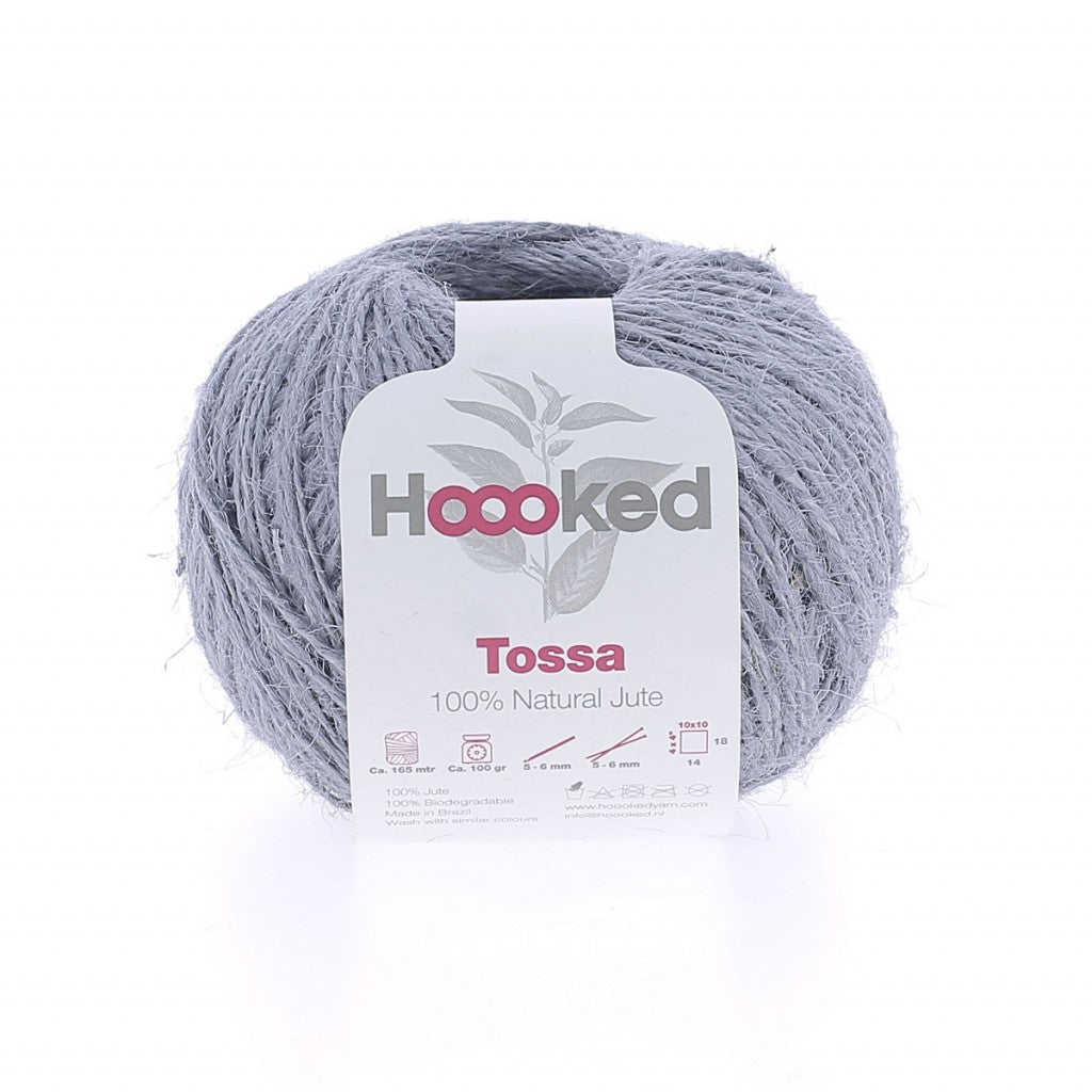 Hoooked Jute Tossa - Grey Mist 100g