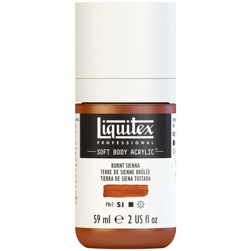 Liquitex Soft Body 59ml - 127 Burnt Sienna S1