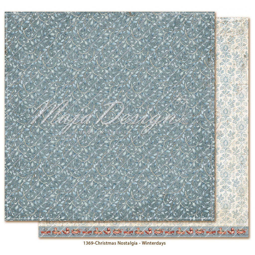 Mønsterpapir 12"x12", Christmas Nostalgia - Winterdays