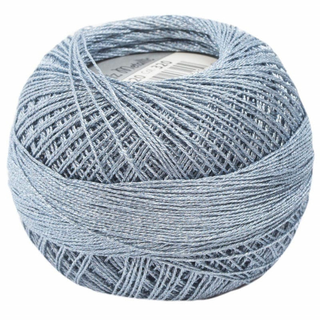 Handy Hands Liz Metallic Nuperellegarn, Size 20 - Steel Blue