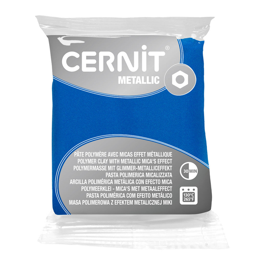 Cernit Polymerleire Metallic 56g - 200 Blue