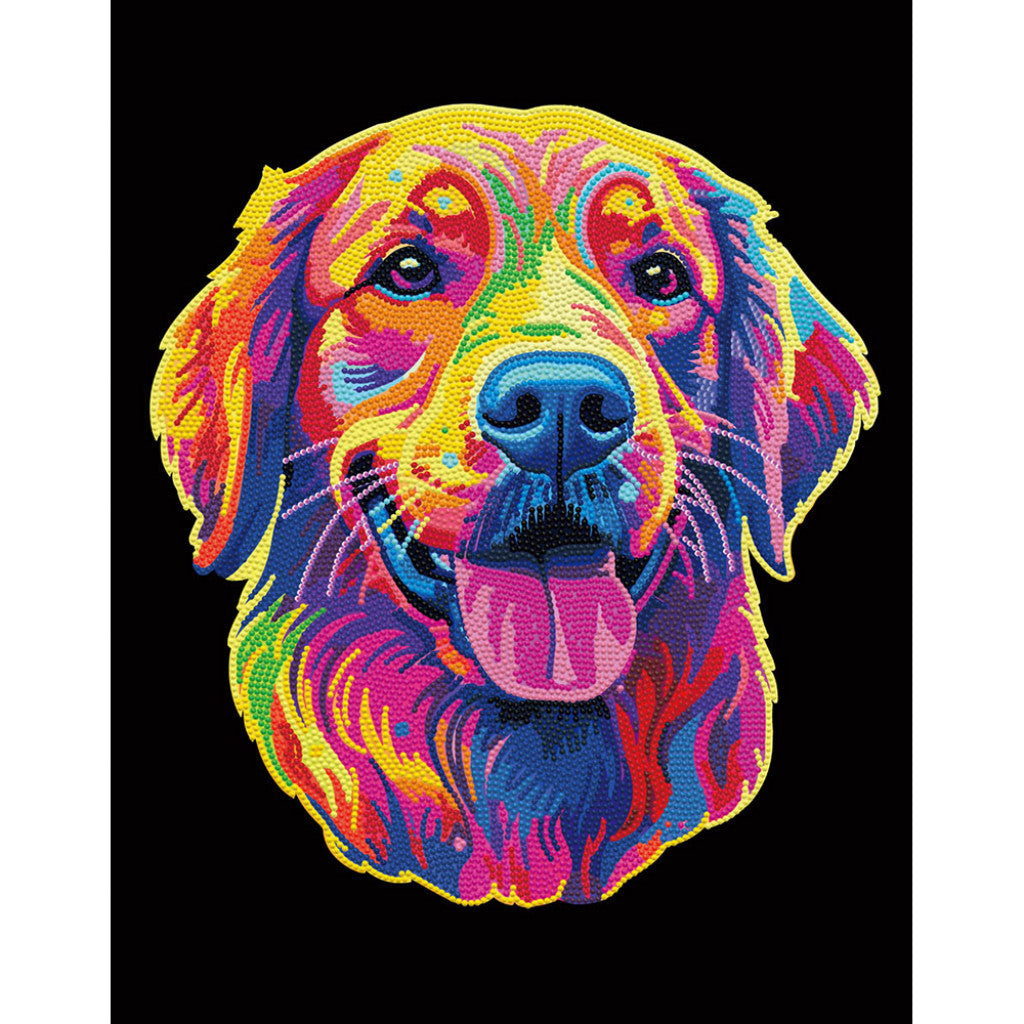 Diamond Dotz - Neon Noir - Neon Golden Retriever