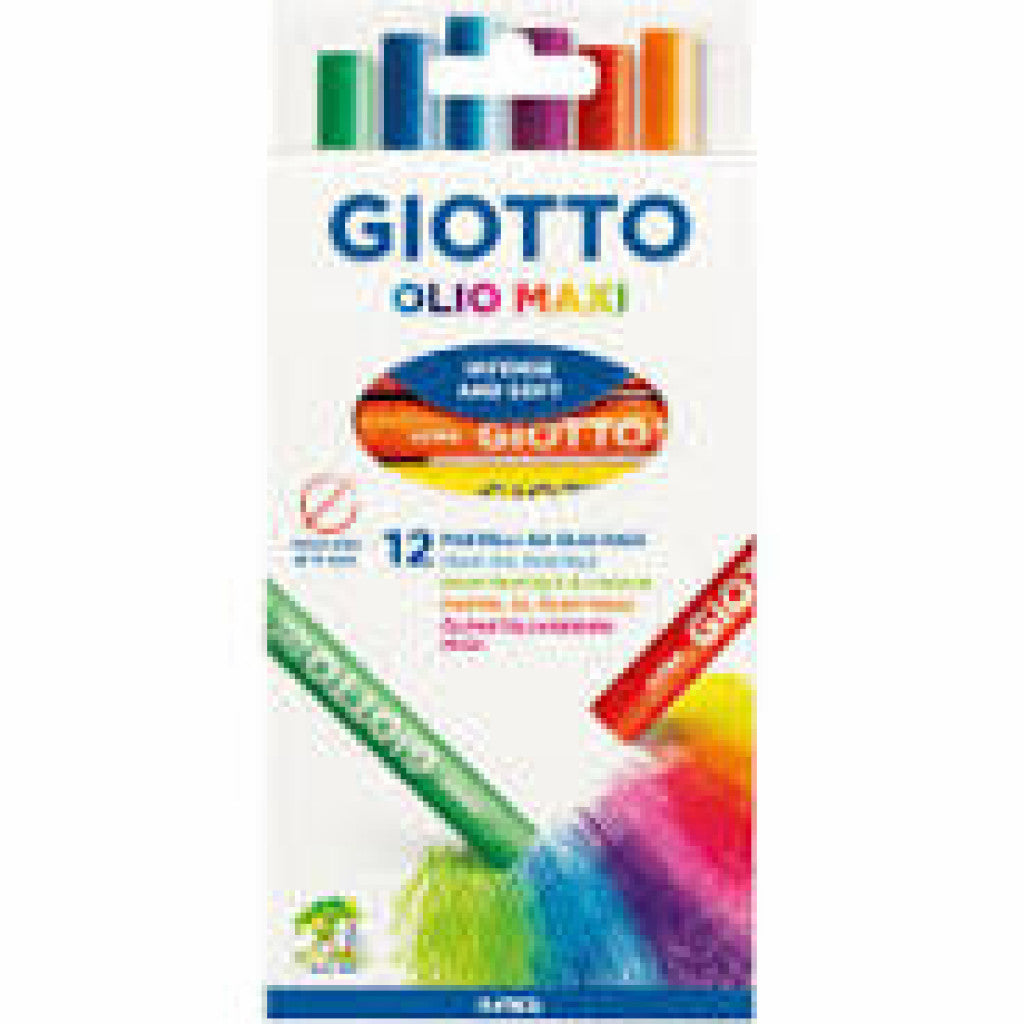 Oljepastell Giotto Olio Maxi 11mm - 12stk