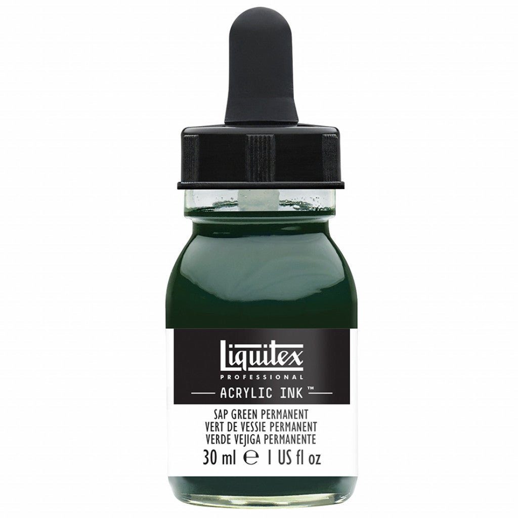 Liquitex Artists Acrylic Ink, 30 ml - 315 Sap Green Permanent