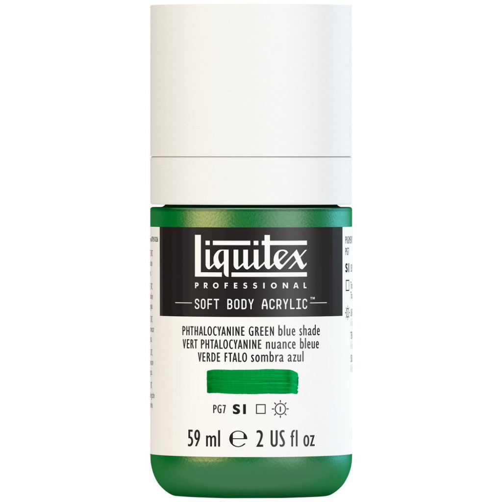 Liquitex Soft Body 59ml - 319 Phthalo Green (Yellow Shade) S1
