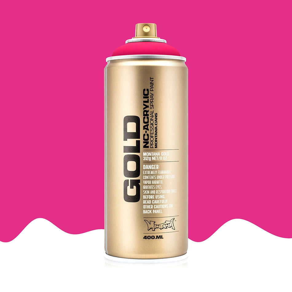 Montana - Gold 400ml - F4000 Fluorescent Gleaming Pink