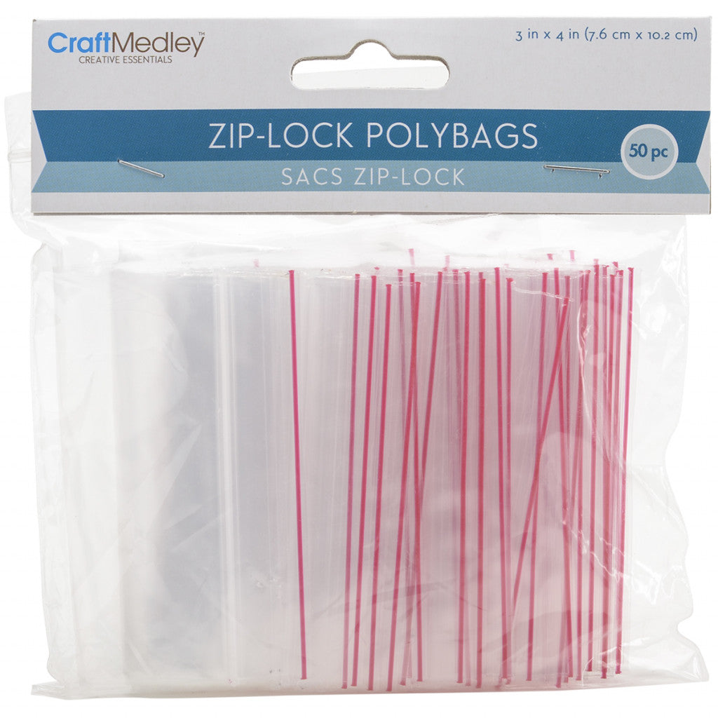 Ziplock-poser 50stk - 7,5x10cm