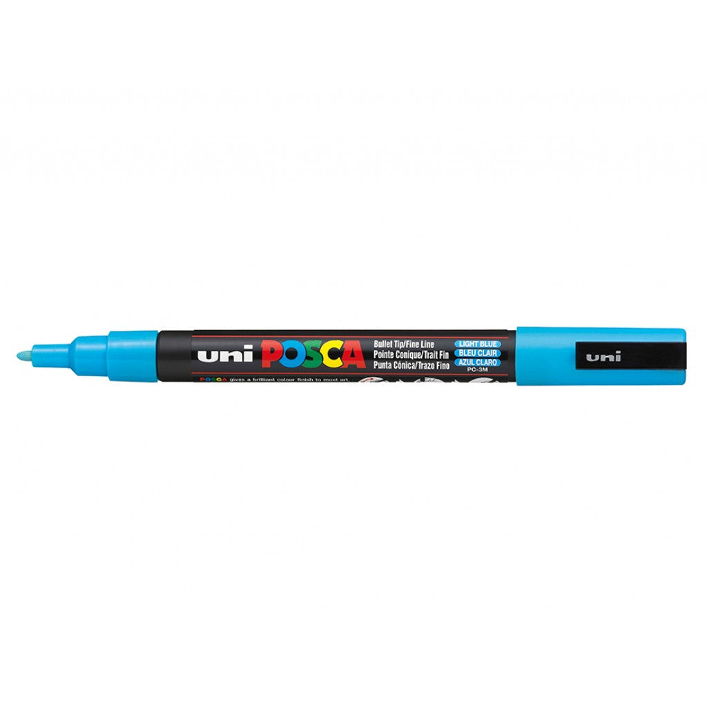 Uni POSCA PC-3M - Fine 0,9-1,3mm - 8 Light Blue