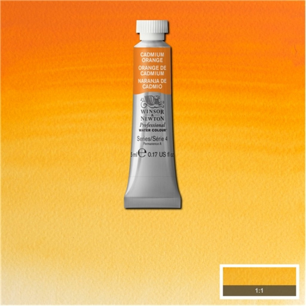 W&N - Artists Water Colour 5ml - 089 Cadmium Orange