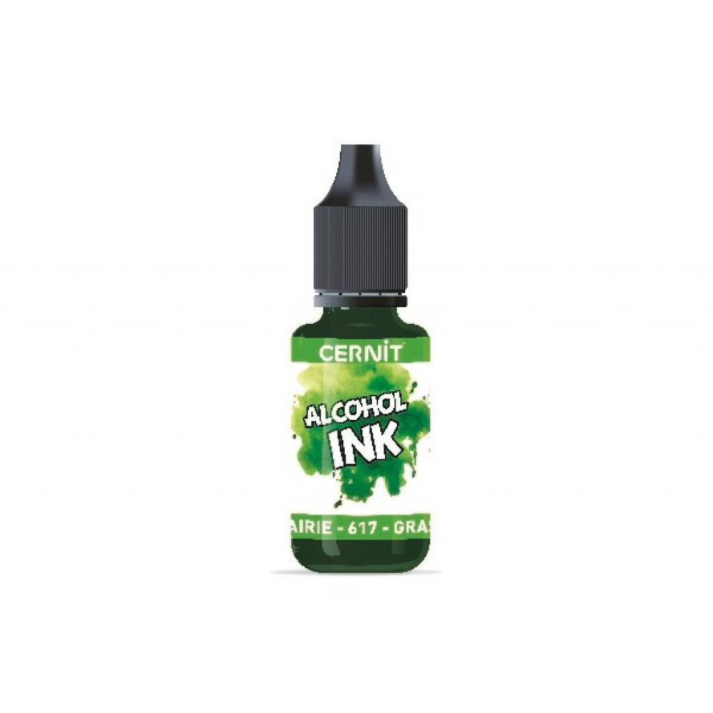 Cernit Alcohol Ink 20ml - 617 Grass-Green
