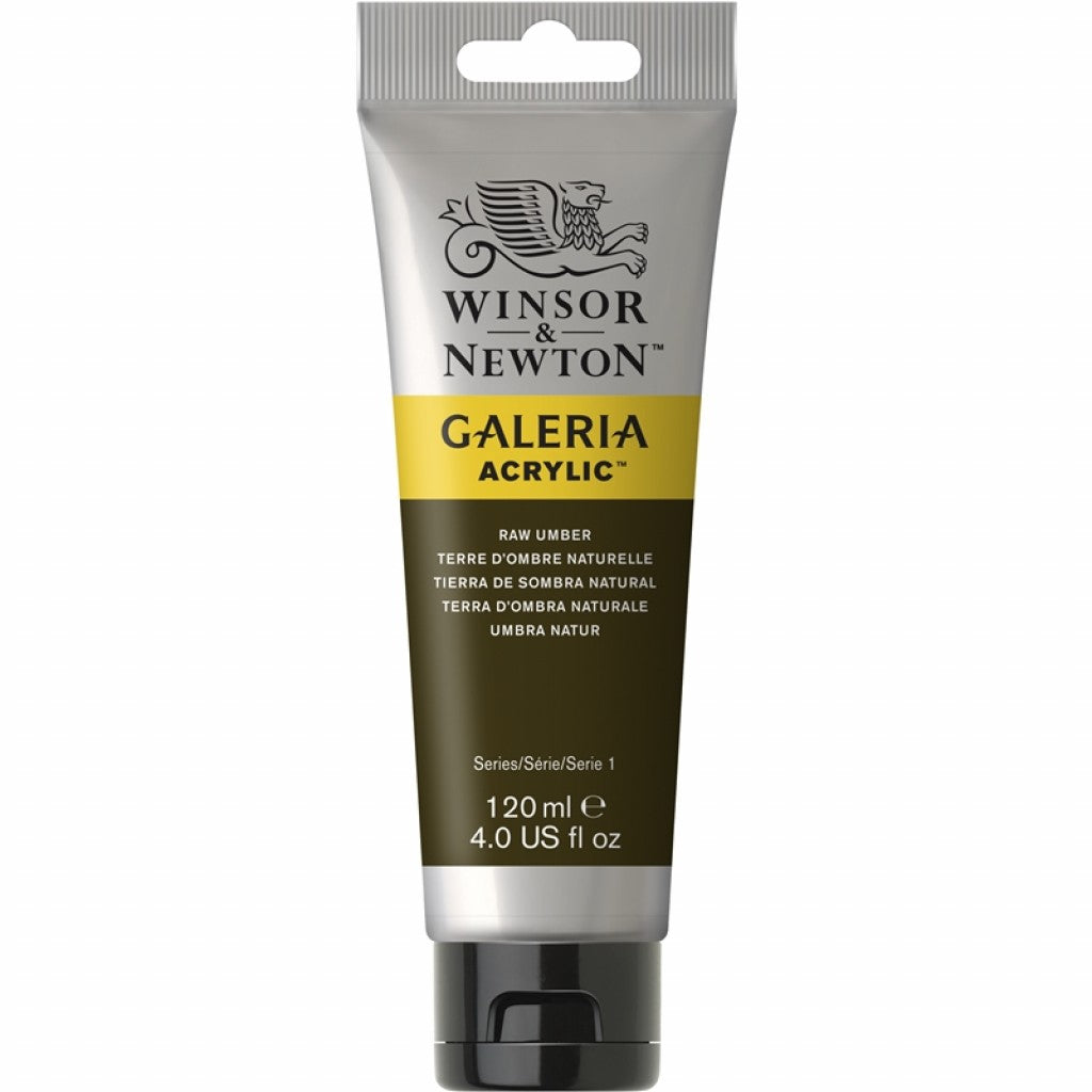 W&N - Galeria Acrylic 120ml - 554 Raw Umber